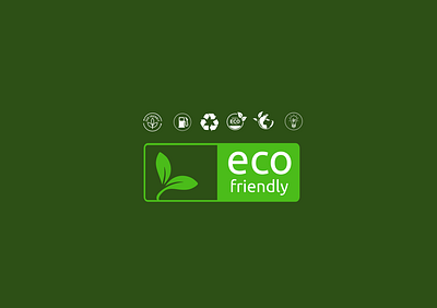 Eco Friendly branding design graphic design logo