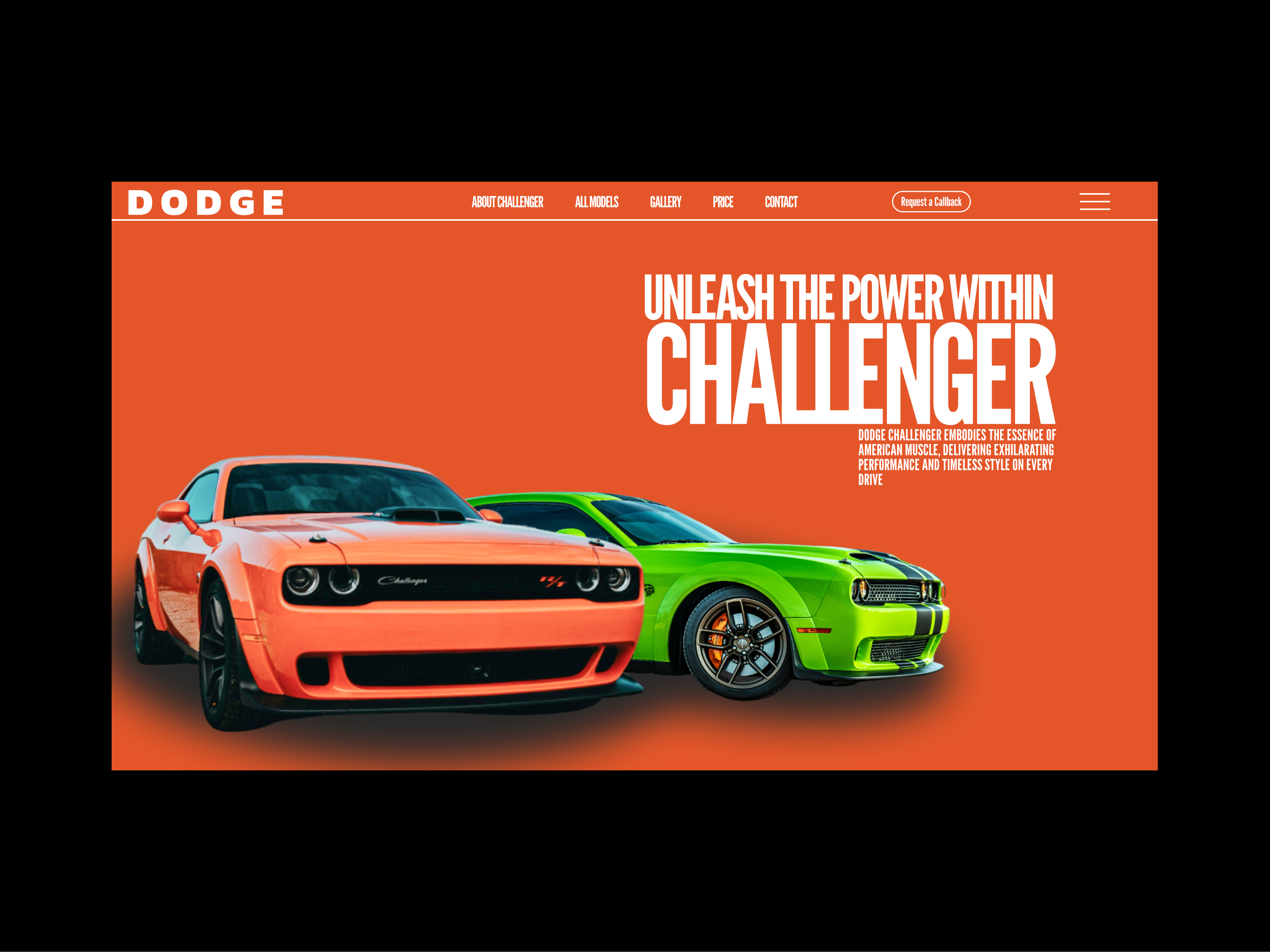 Main screen of a website about cars audi bmw branding design dodge illustration kia landing landingpage logo mersedes minimalistic toyota trend typography ui ux