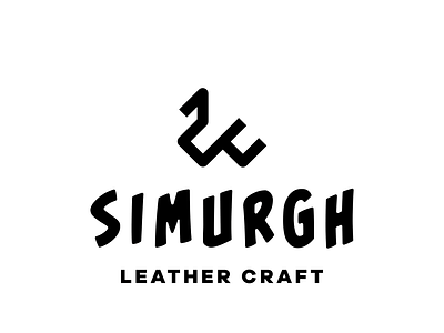 simurgh logo design bird bird logo brand branding culture islamic leather leather craft logo simurgh