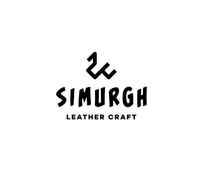 simurgh logo design bird bird logo brand branding culture islamic leather leather craft logo simurgh