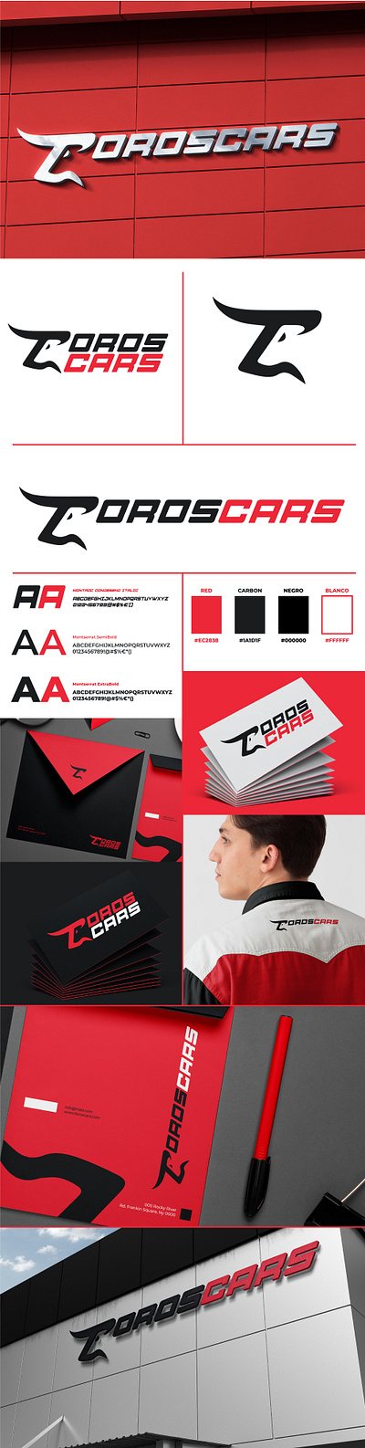 TorosCars Logotipo cars design graphic design header illustration logo toros ui youtube