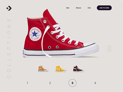 Converse Web Design converse redesign uiux design website