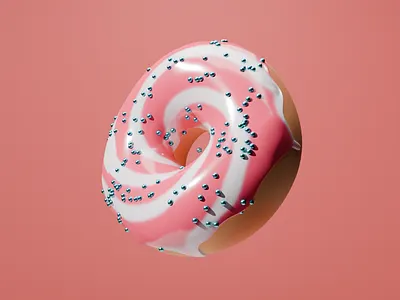 Doughnut 3d blender doughnut