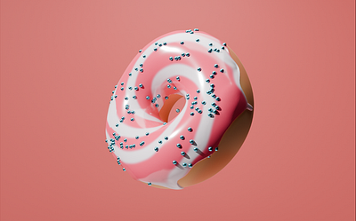 Doughnut 3d blender doughnut