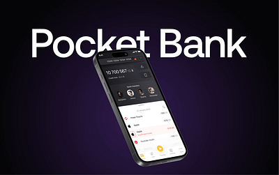 Bank in Your Pocket app bank in smartphone bank in your pocket banking app design digital banking figma finance finance app design fintech funds funds management mobile app mobile banking money management online bank pocket bank ui ux app design user interface