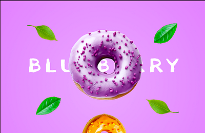 Donut Webite prototype design with Figma 3d graphic design ui