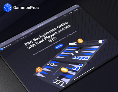 🎲 Earn BTC in online backgammon matches 3d app backgammon bitcoin branding btc cgi crypto dashboard game game ui gammon logo mockups play saas spline spline 3d ui uiux