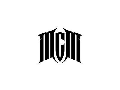 MCM logotype branding design graphic design illustrator lettering logo logotype typography vector