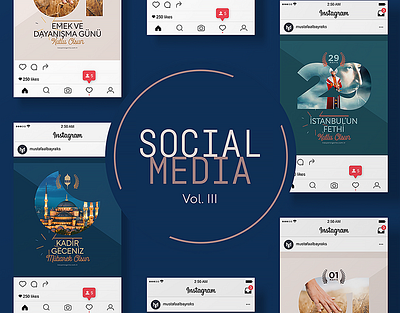 Social Media vol.3 graphic design instagram post post design social media social media marketing typography