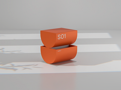 Modular Stool Design by STUDIO R 3d blender furniture design product design shapr stool