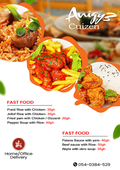 Food Menu Design branding deisgn poster flyer graphic design graphic designer