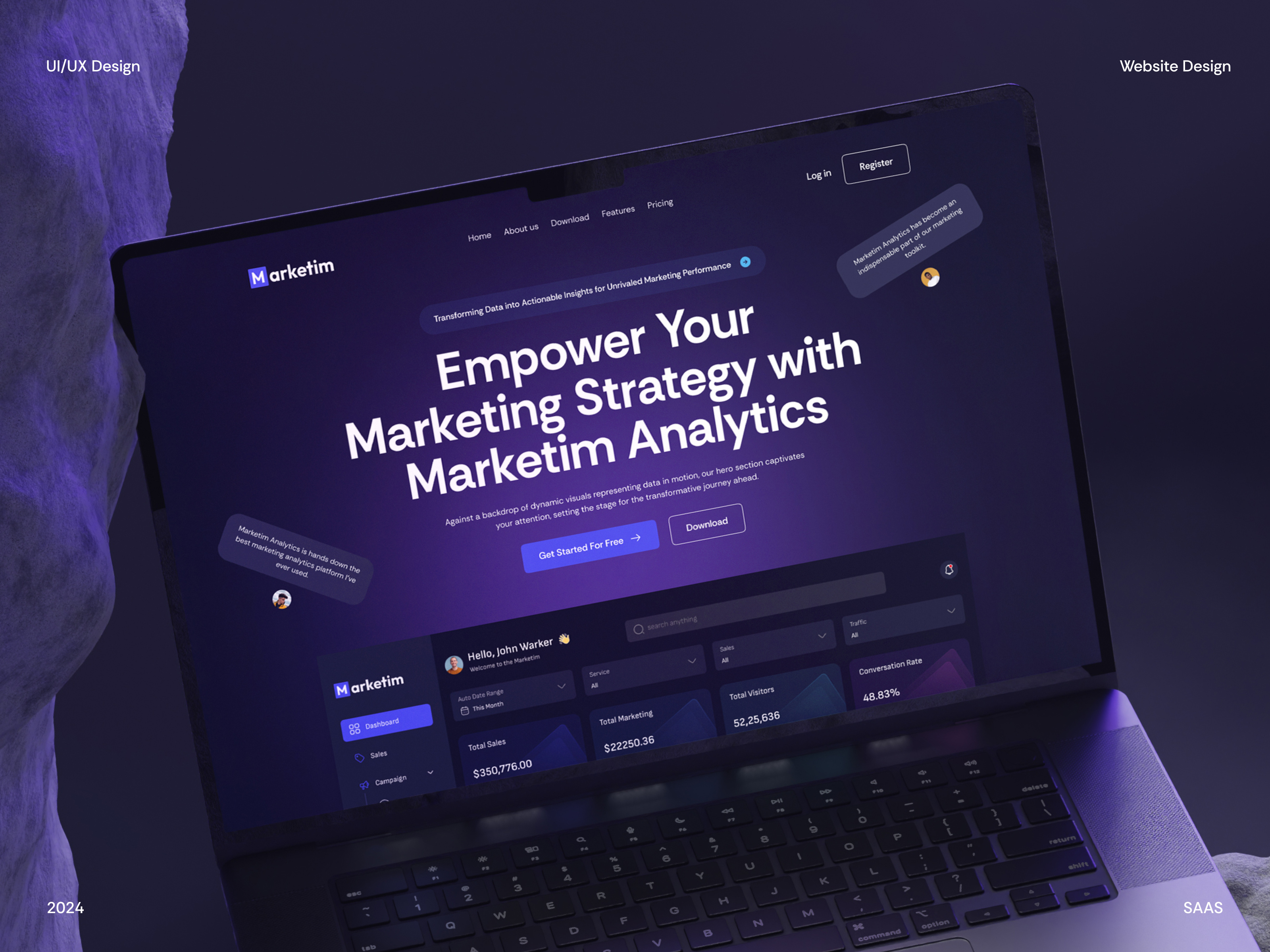 Sales & Marketing SAAS Landing Page Design figma landing page landing page design landing page ui marketing marketing landing page marketing website saas saas landing page saas product saas product design saas website sales sales landing page sales marketing saas ui ui design uiux ux website ui