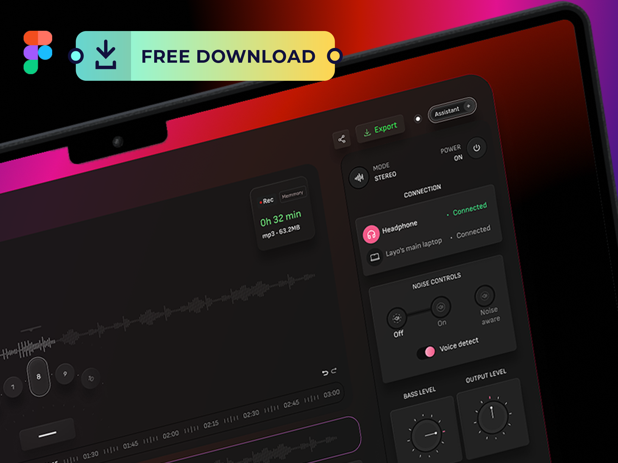 Sound Editing Web Application admin dashboard design drak editing web application music ui player sound ux voice ui web apps