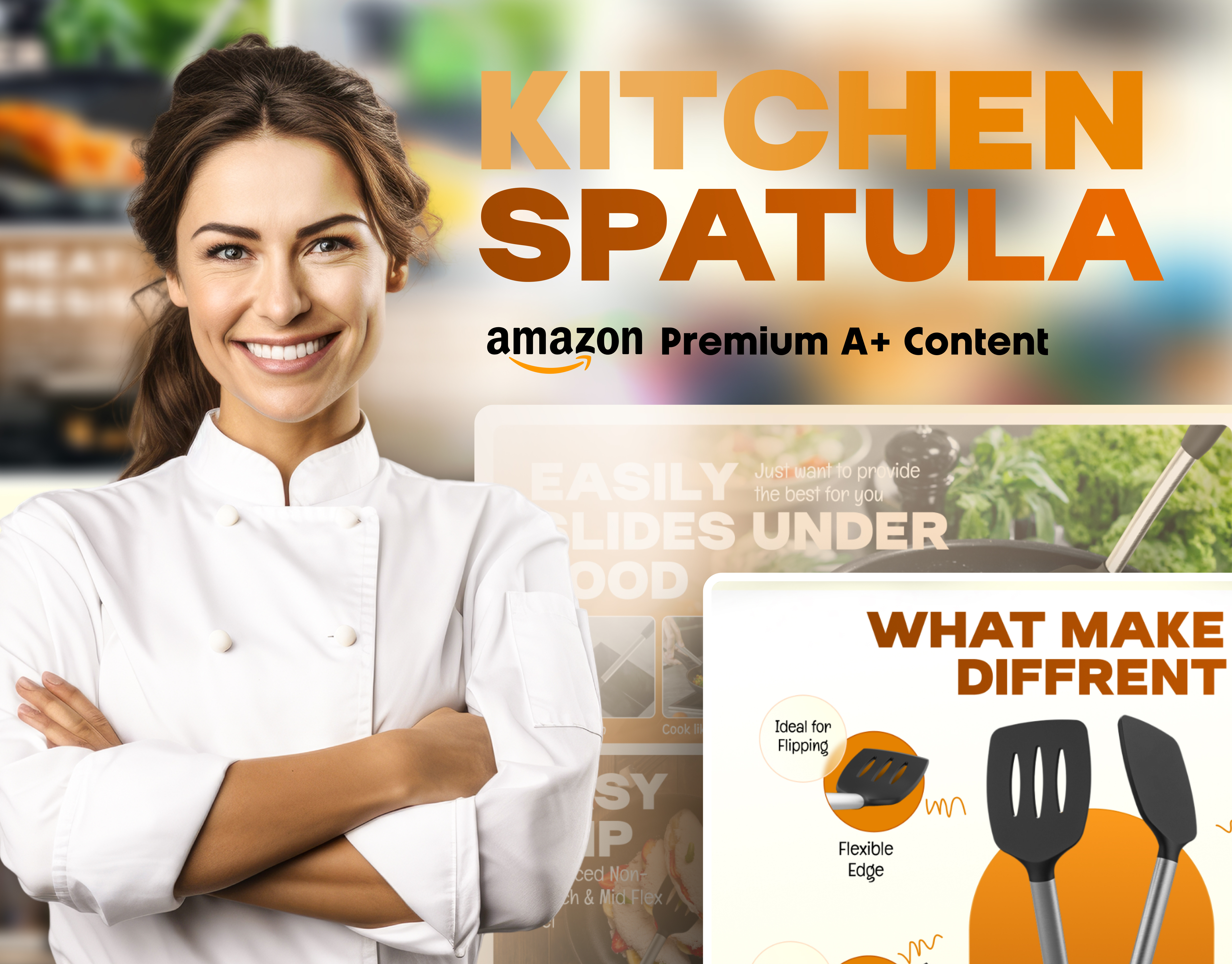 Amazon Premium A+ Content Design | Turner Spatula a a content amazon amazon a amazon design amazon ebc amazon infographics amazon infogrpahics amazon listing amzon storefornt ebc ebc design ecommerce enhance brand content info graphics listing images premium a product 3d product design product images