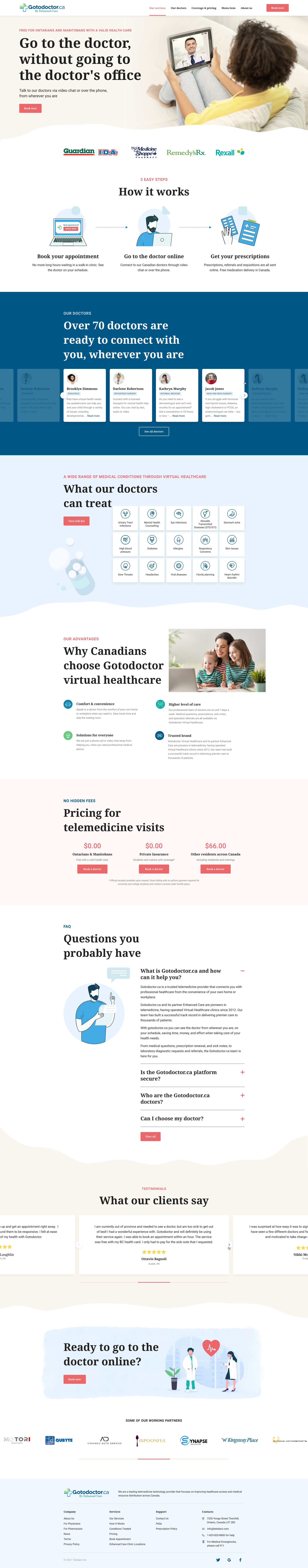Online medicine platform / healthcare doctors figma healthcare home page design illustration online medicine ux ui website