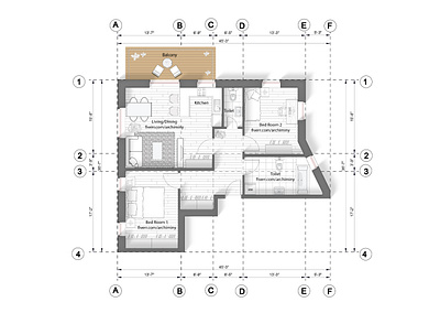 2D Floor Plan Design 2d floor plan archiminy autocad floor plan design floor plan design floor plan layout illustration interior layout