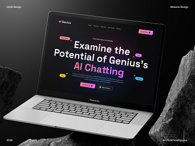 AI ChatBot Landing Page UI Design ai ai chatbot ai chatbot website ai landing page ai website artificial intelligence chatbot chatbot design chatbot landing page chatbot website figma landing page design landing page ui technology ui ui design uiux ux website website ui