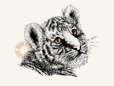 Metazoa Tiger illustration kitty tiger