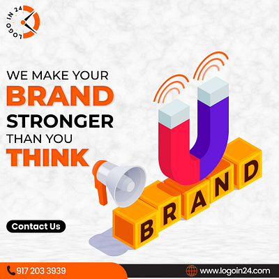 Empowering Brands Beyond Expectations brand branding design graphic design grid icon identity illustration logo logoin24 pattern ui