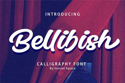 Bellibish | Calligraphy Font bellibish | calligraphy font design designer font fonts typeface typography