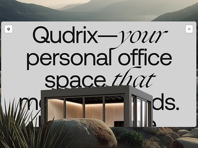 Qudrix 3d animation branding interactive motion graphics ui ui design web web design website