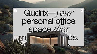 Qudrix 3d animation branding interactive motion graphics ui ui design web web design website