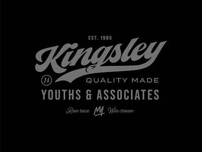 Kingsley Youth T-shirt apparel branding church crown design graphic design shirt tshirt type vintage youth