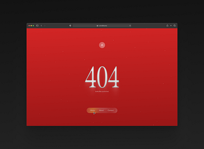 404 Page Concept 404page errorpage ui uidesign ux webdesign