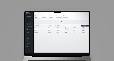 Restraunt management | SaaS concept application dashboard figma management pos product sass sidebar stock uxui warehouse webapp