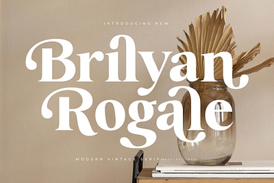 Brilyan Rogale Modern Vintage Serif design designer font fonts typeface typography