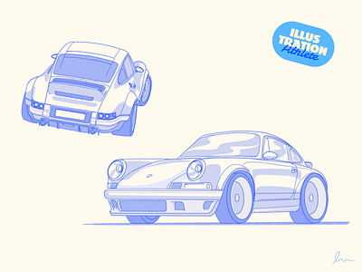Show me your sketches! car illustration iteration miguelcm porsche process sketch vehicle