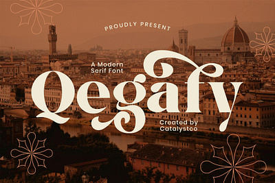 Qegafy Modern Serif Font design designer font fonts qegafy modern serif font typeface typography