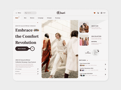 Fashion Website Design design figma ui ux web webdesign
