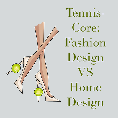 Tenniscore art design fashion illustration interiordesign