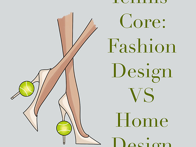 Tenniscore art design fashion illustration interiordesign