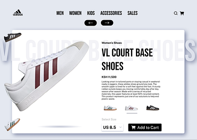 Shoes Website Design animation app design behance branding design dribble figma design graphic design motion graphics ui uiux userinterface web design webdesigner