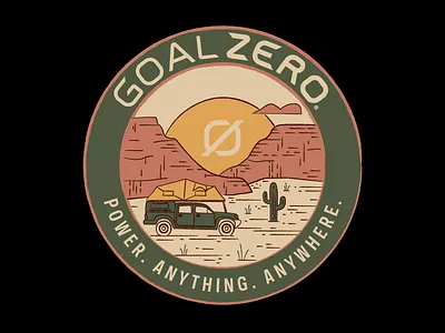 Goal Zero Overland Patch graphic design