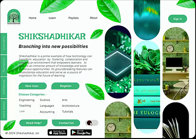 Shikshadhikar -A free Education Website design 3d branding graphic design logo motion graphics