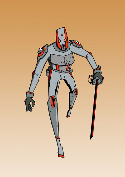 Space Mercenary character design design illustration