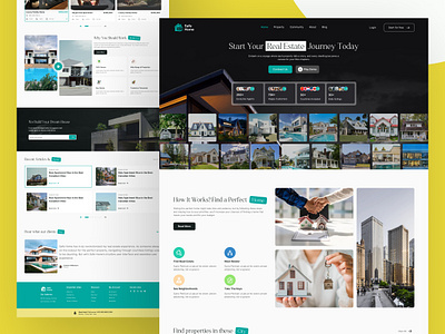 Morden Real Estate Website design ecommercewebsite figmadesign graphic design inspiration realstate uiuxdesign website websitedesign