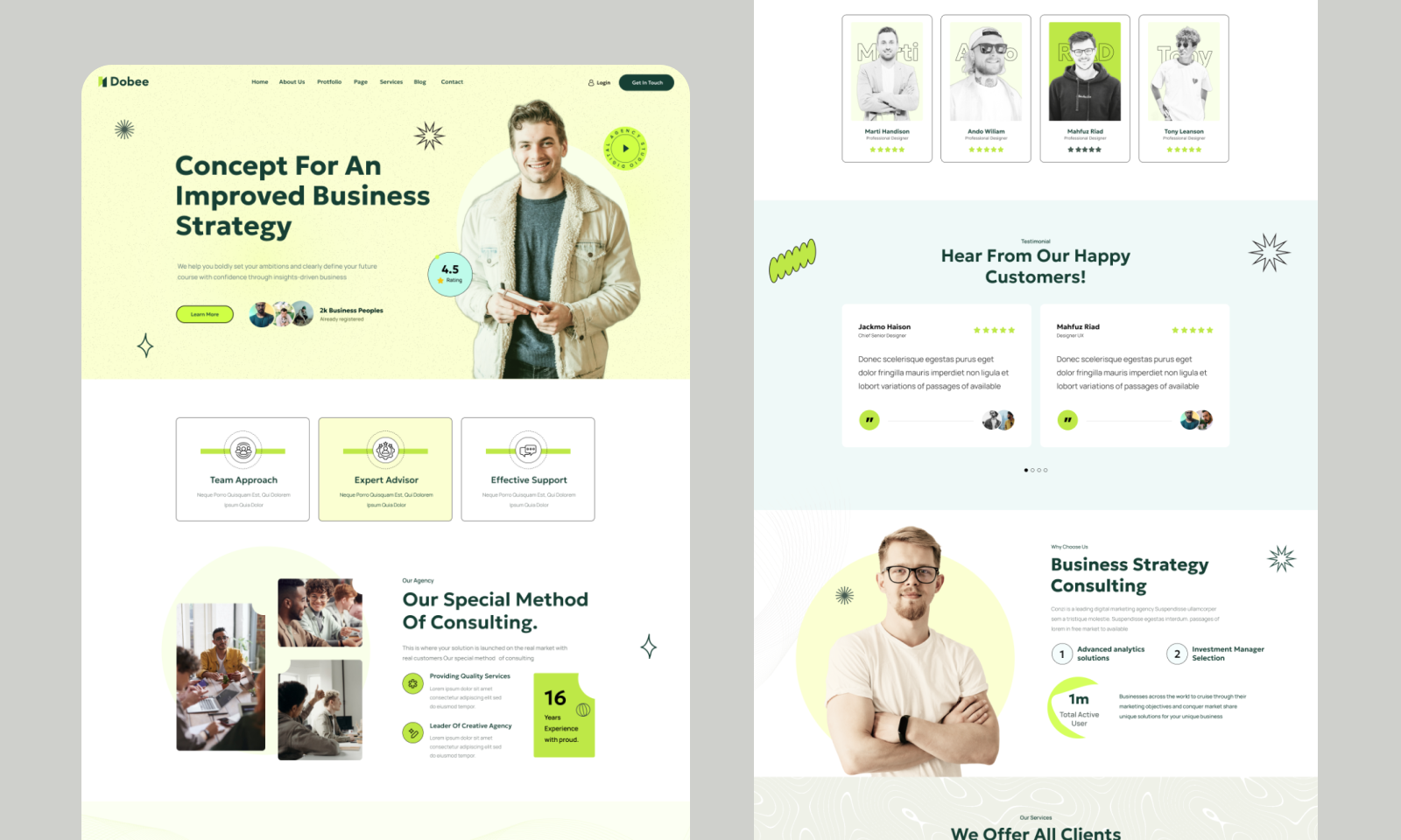 Business Agency agency corporate creative agency ui ux web template website
