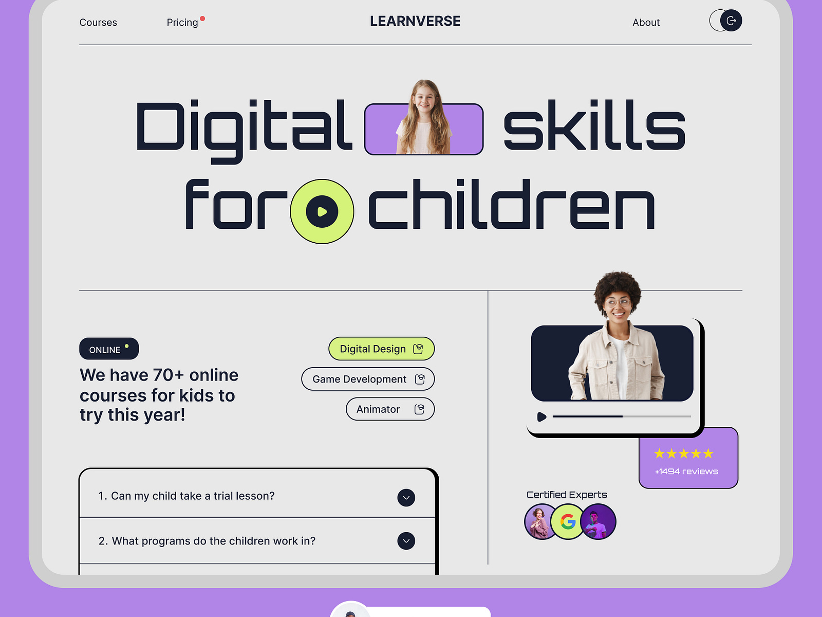 Edtech: Interactive Learning Platform by Daniel Opebiyi on Dribbble