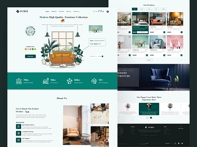 Creative Furniture Website Design branding creativity ecommercewebsite figmadesign furnituremaker furniturewebdesign graphic design homedecor inspiration productdesign uidesigninspiration uiuxdesign woocommerce wordpresswebsite