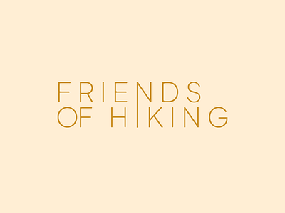 Friends Of Hiking / Outdoor Brand & Website adventure brand design brand identity branding camp logo naming outdoors startegy ui website