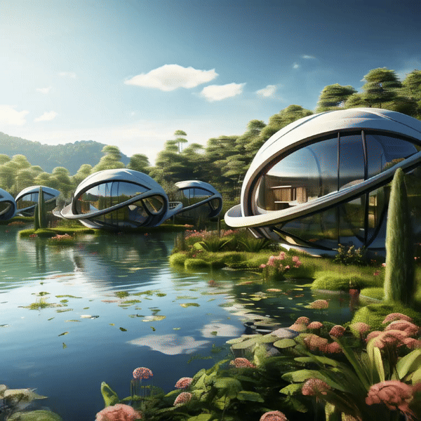 Futuristic Floating Homes - Future Architecture by Steisi Vogli on Dribbble