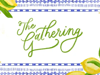 Citrus Women's Event Design church design citrus design illustration illustrator mediterranean procreate womens ministry