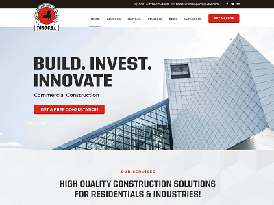 Construction Industry Websites branding construction construction industry websites css design figma graphic design html5 javascript php seo ui website website design website developement wordpress