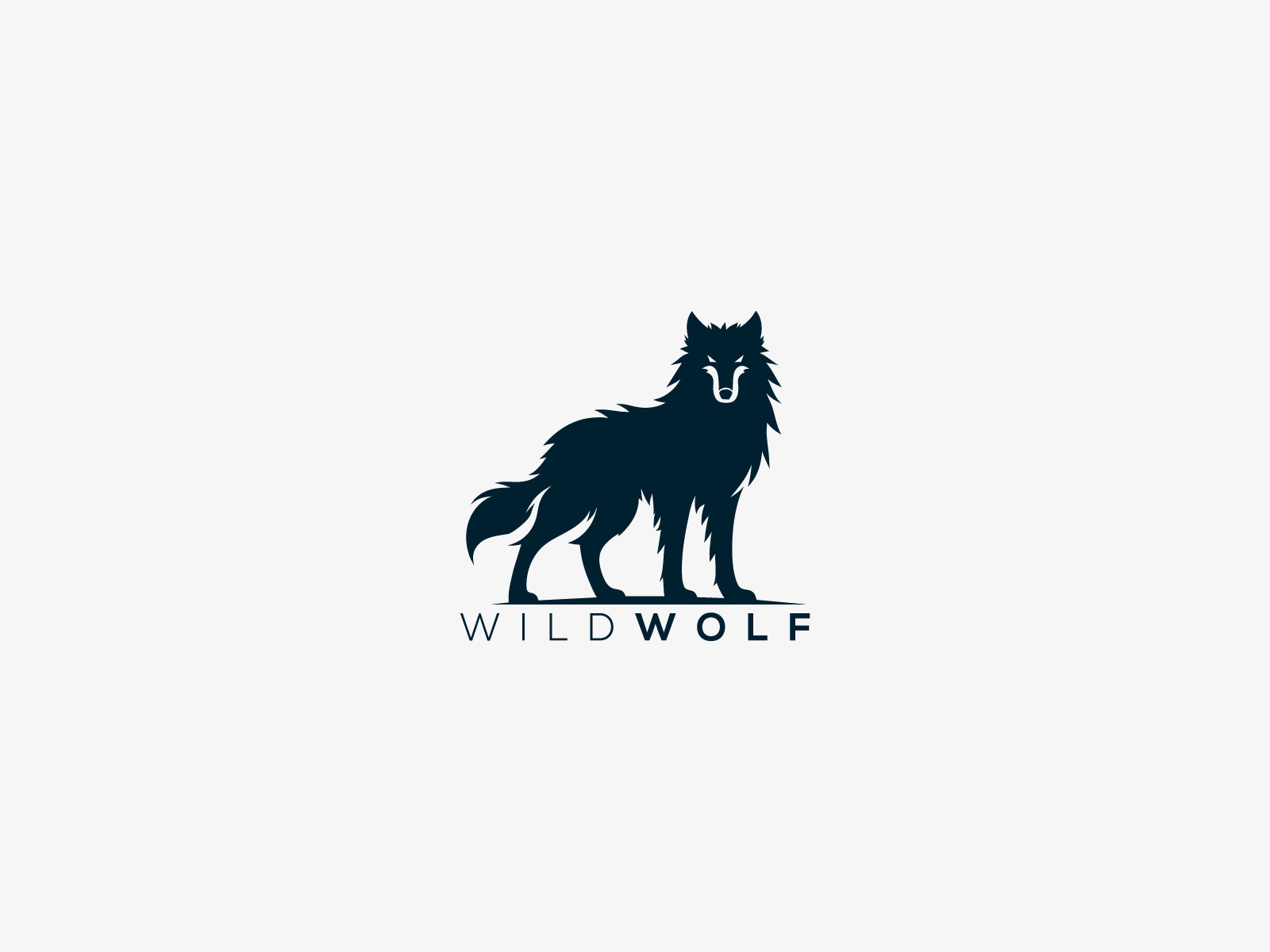 Wolf Logo by Ben Naveed 🇺🇸 on Dribbble, image size:1600x1200