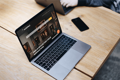 Musespace website design - space for your art design landing page landingpage ui website