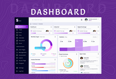 Dashboard dashboard management manager application project management ui user interface
